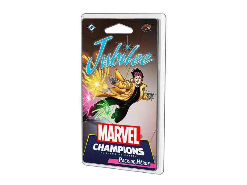 Juego de mesa marvel champions pack de heroe jubilee edad recomendada 14 años