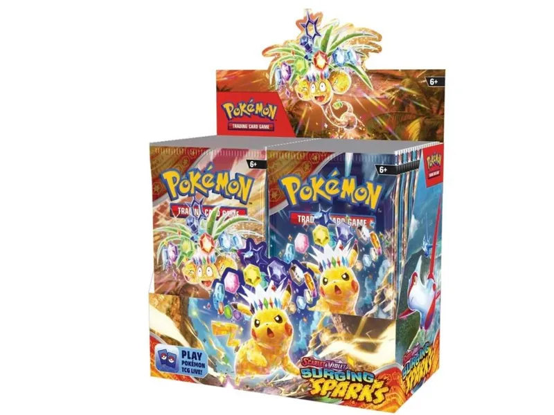 Juego de cartas pokemon tcg (eu) sv08 boosters -  36 ct display