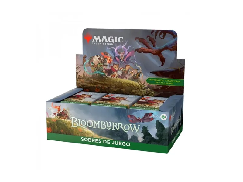 Juego de cartas magic the gathering: bloomburrow play booster 36 uunidades español