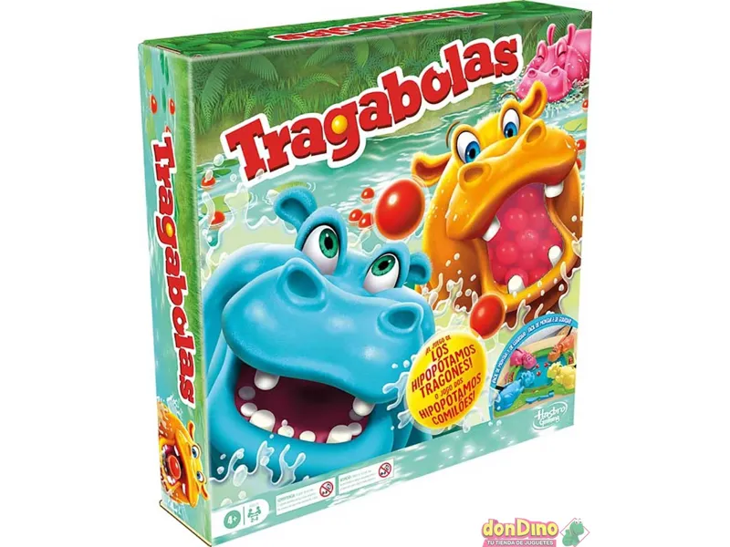 Juego de mesa hasbro tragabolas los tipopótamos tragones