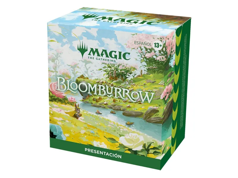 Juego de cartas magic the gathering: bloomburrow pack de presentación español