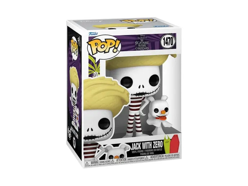 Funko pop disney pesadilla antes de navidad jack y zero