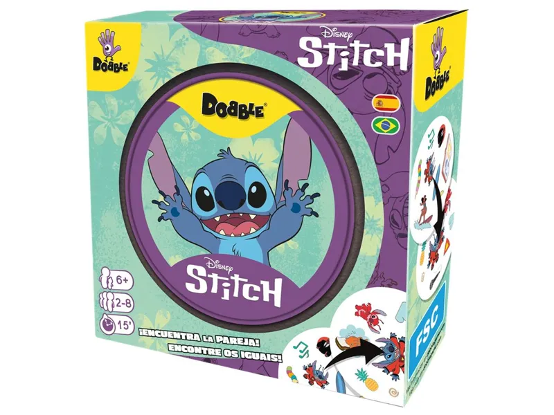 Juego de mesa dobble disney stitch
