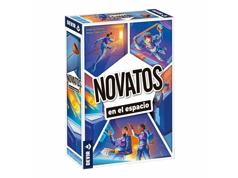 Juego de mesa novatos en el espacio