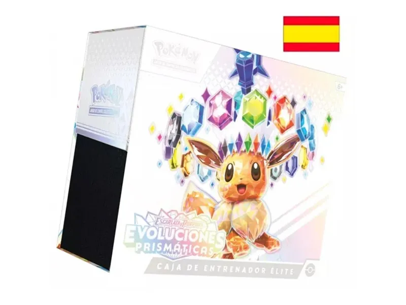 Juego de cartas pokemon tcg sv8.5 evoluciones prismáticas elite trainer box español