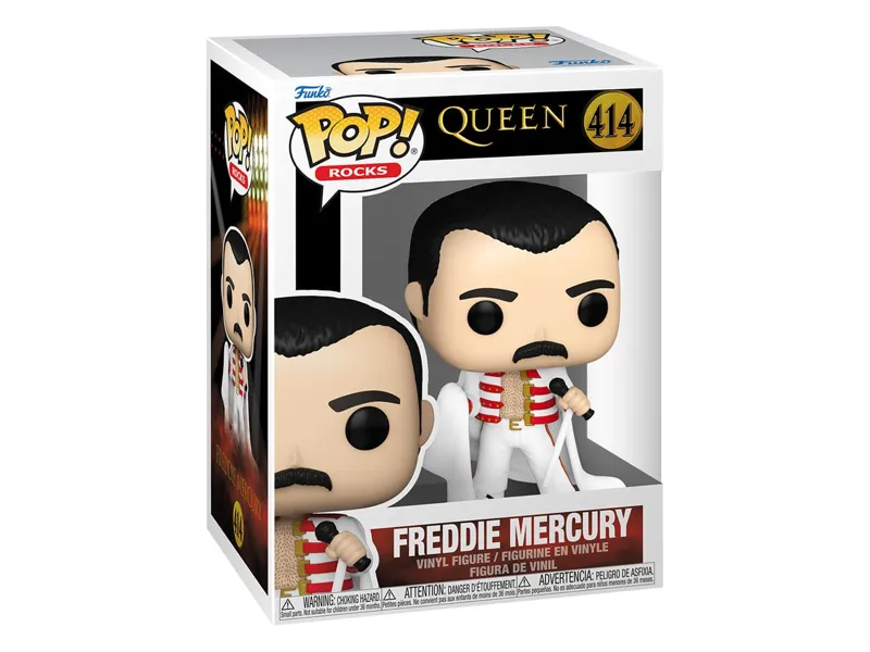 Funko pop estrellas de la música freddie mercury con capa