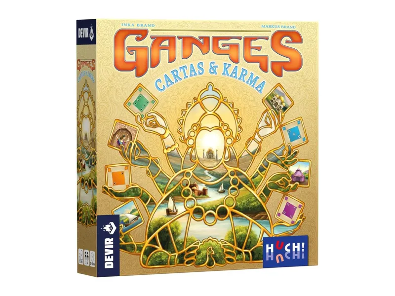 Juego de mesa ganges cartas y karma