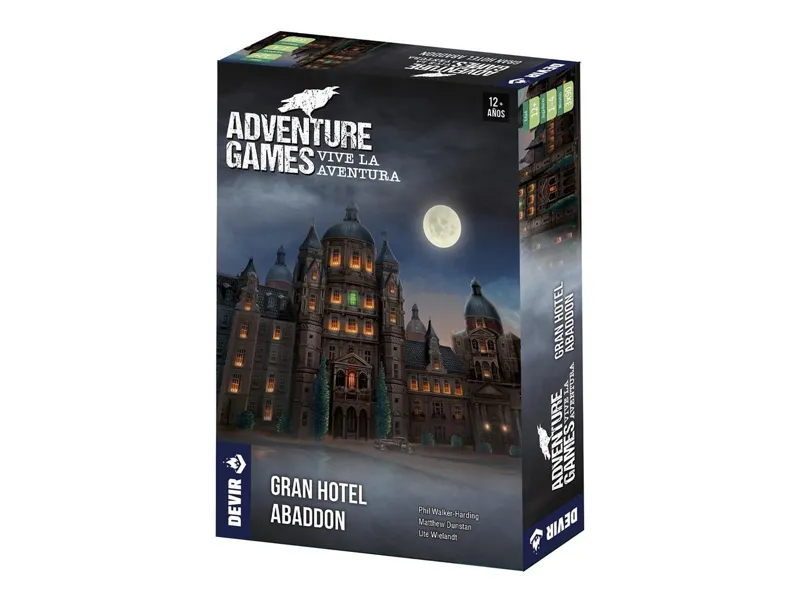 Juego de mesa adventure games: gran hotel abaddon