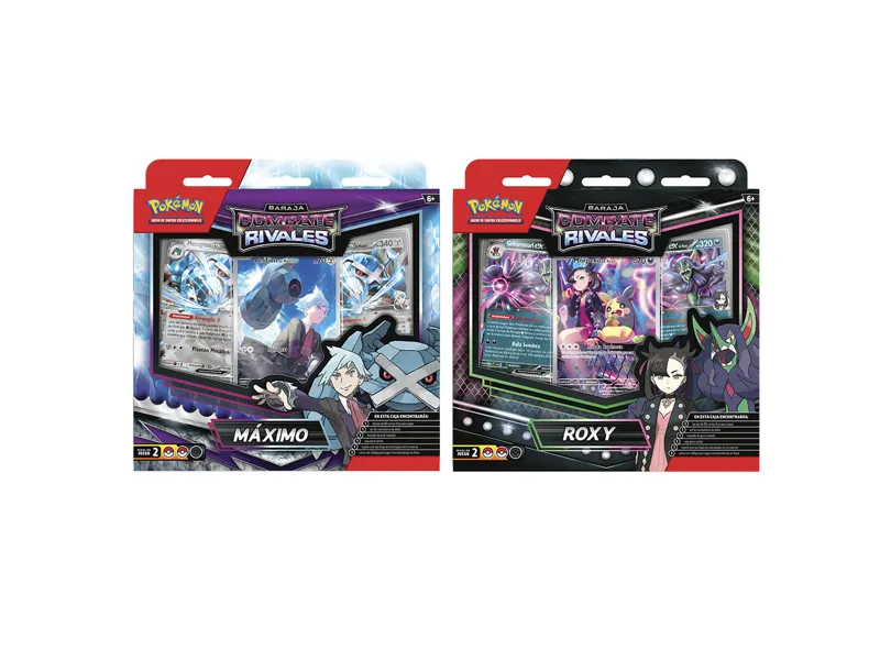 Juego de cartas pokemon tcg may battle decks español 1 unidad aleatoria
