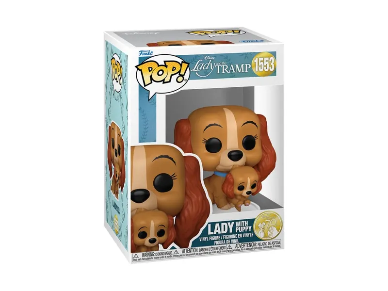 Funko pop la dama y el vagabundo -  dama con cachorro
