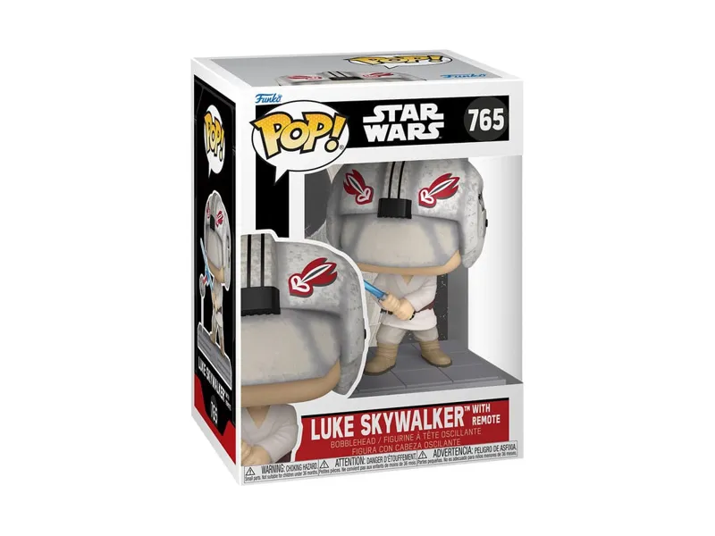 Funko pop star wars luke skywalker with remote