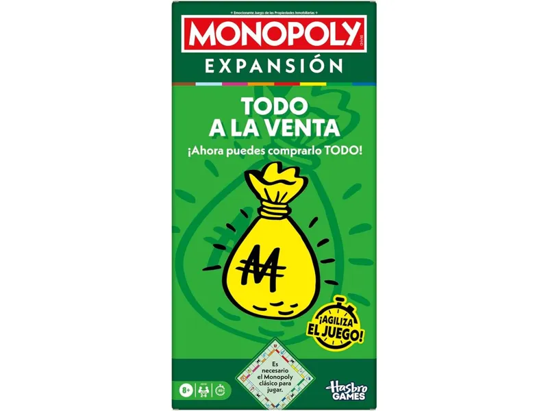 Expansión hasbro monopoly todo a la venta