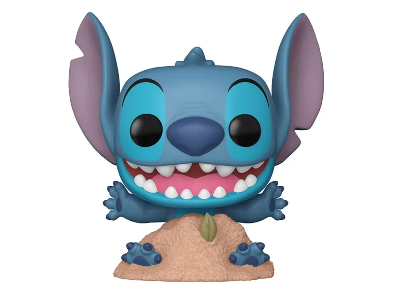 Funko pop disney stitch in sand