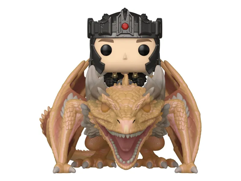 Funko pop rides la casa del dragón aegon targaryen w -  sunfyre