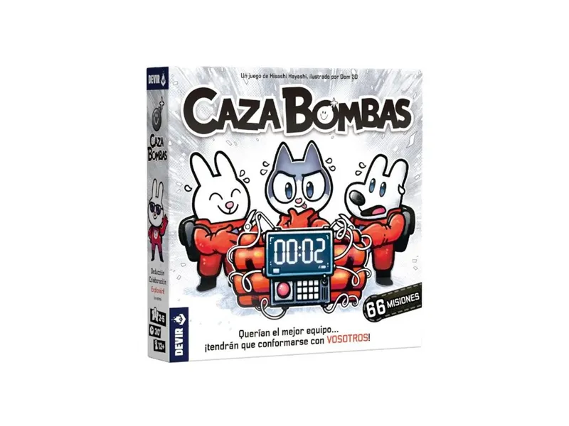 Juego de mesa caza bombas