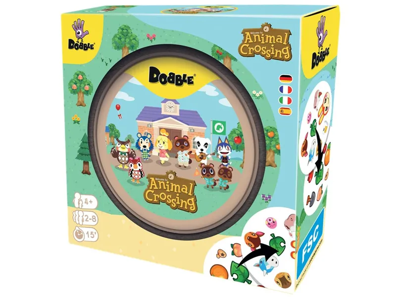 Juego de mesa dobble animal crossing