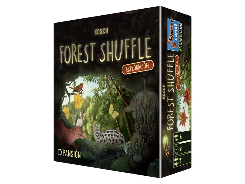 Juego de mesa forest shuffle exploración