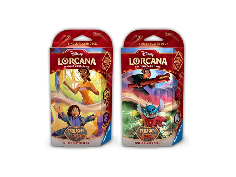 Lorcana tcg -  mazos de inicio disney reinado de jafar 8 unidades inglés