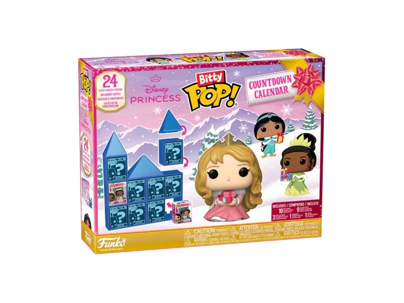 Bitty pop! calendario de adviento princesas disney