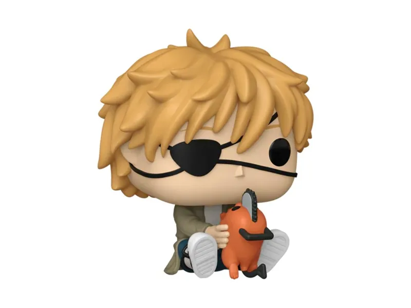 Funko pop! animation chainsaw man denji y pochita