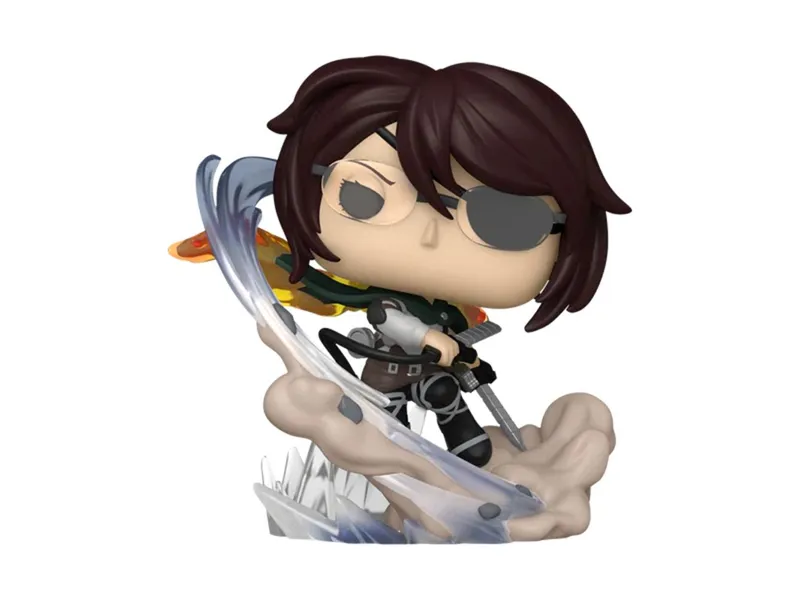 Funko pop! premium animation ataque a los titanes hange zoe