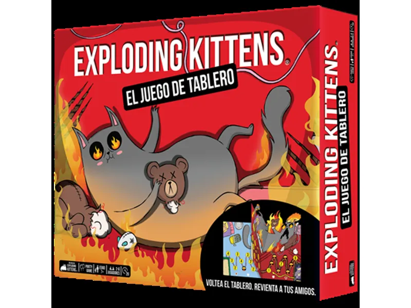Juego de mesa exploding kittens: el juego de tablero
