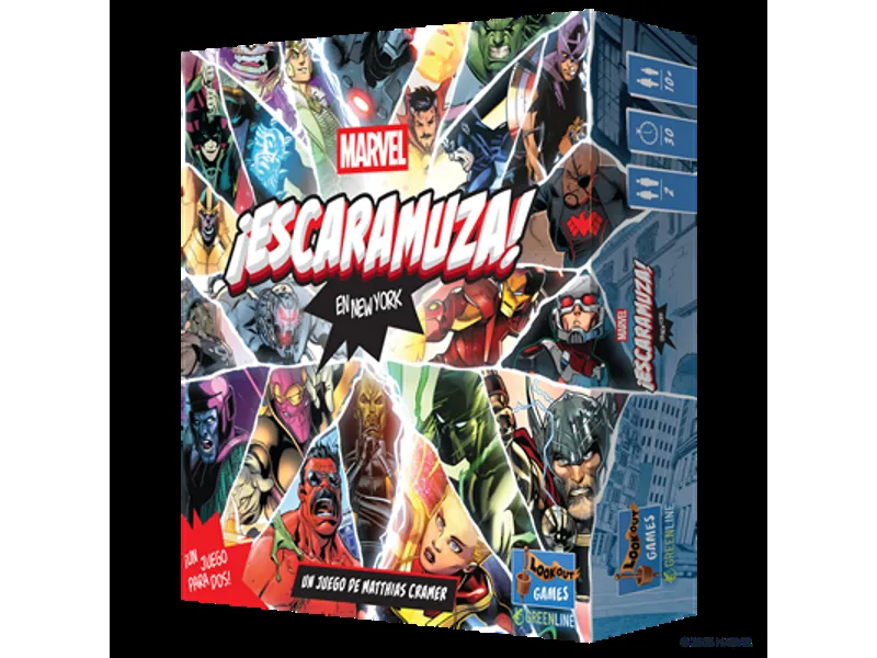 Juego de mesa marvel ¡escaramuza! en new york