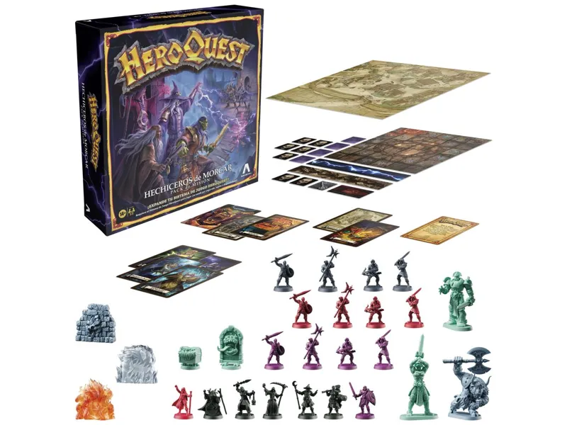 Juego de mesa hasbro heroquest wizards of morcar