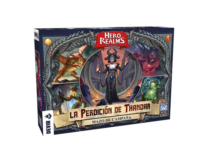 Juego de mesa hero realms: la perdición de thandar