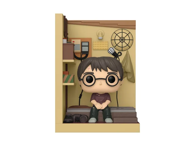 Funko pop harry potter in cupboard
