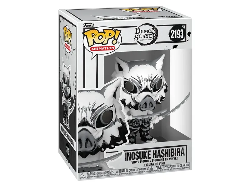 Funko pop animation demon slayer inosuke (sumi - ink)