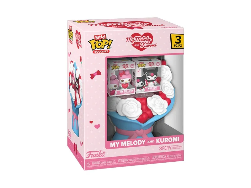 Bitty pop bouquet sanrio valentines my melody & kuromi