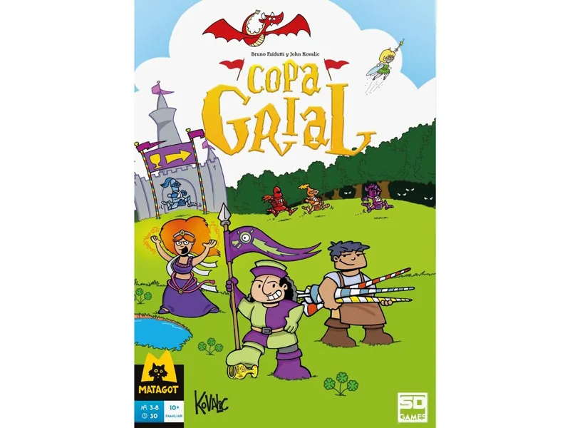 Juego de mesa copa grial
