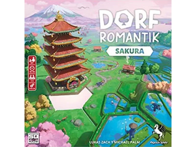 Juego de mesa dorfromantik sakura
