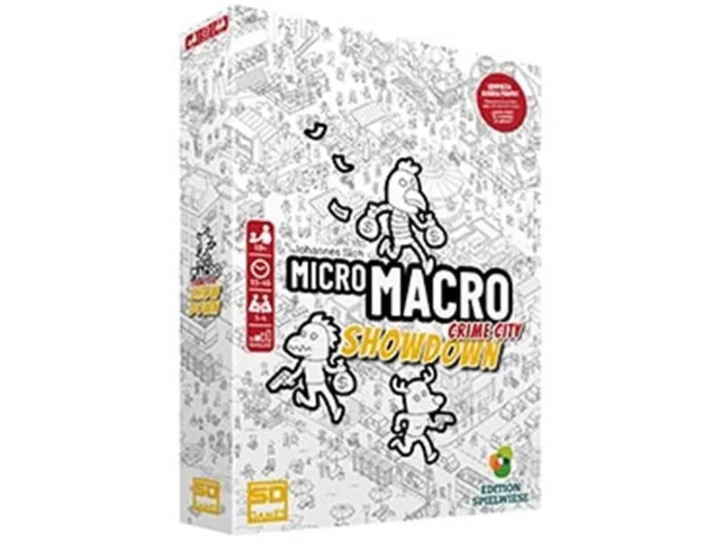 Juego de mesa micro macro. showdown