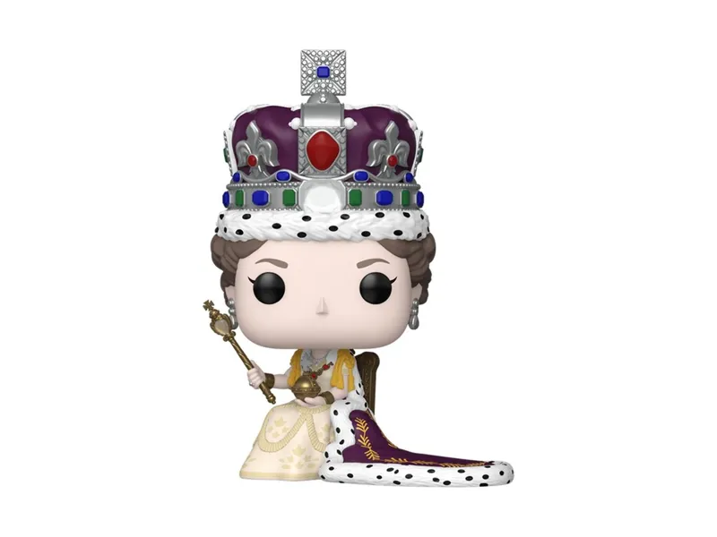Funko pop premium reina isabel ii (coronacion)