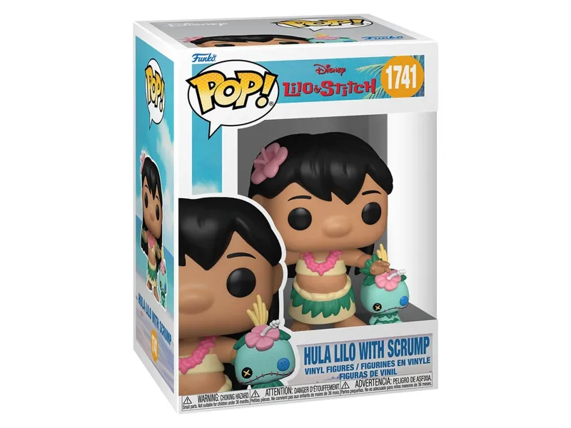 Funko pop & buddy: lilo & stitch s4 hula w - scrump