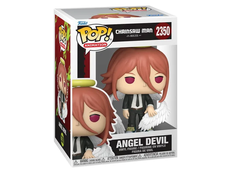 Funko pop animation chainsaw man the movie reze arc angel devil
