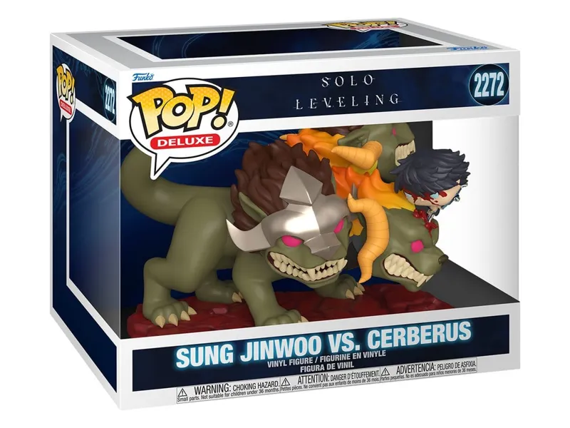 Funko pop deluxe solo leveling -  sung jinwoo vs. cerberus