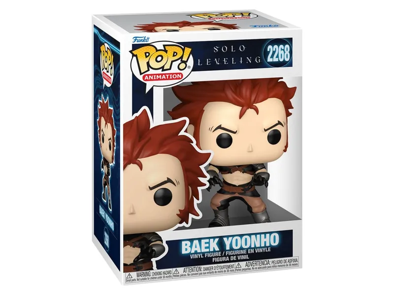 Funko pop solo leveling baek yoonho