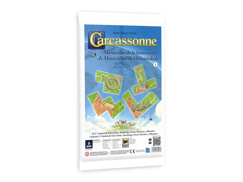Expansión carcassonne: maravillas de la humanidad 1