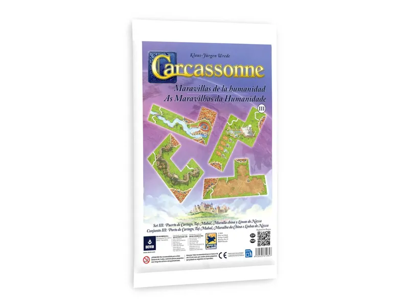 Expansión carcassonne: maravillas de la humanidad 3