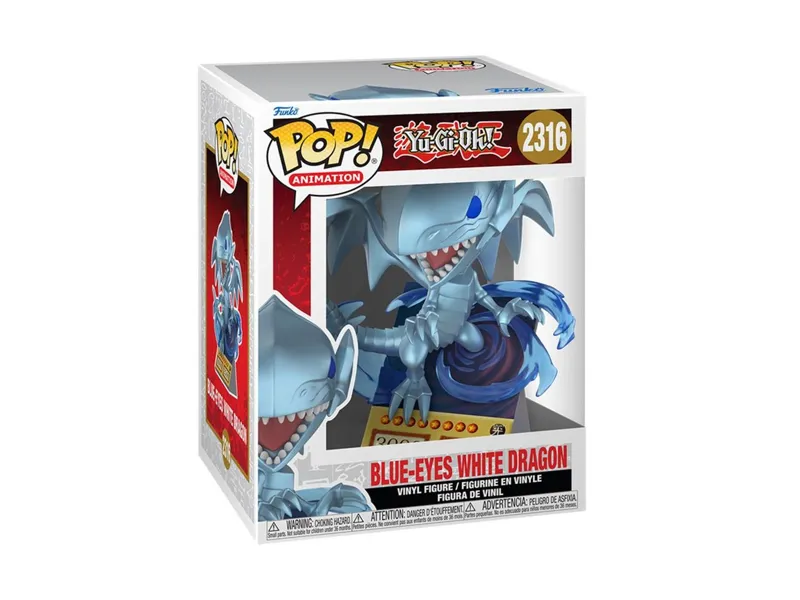 Funko pop premium yu - gi - oh! dragon blanco de ojos azules