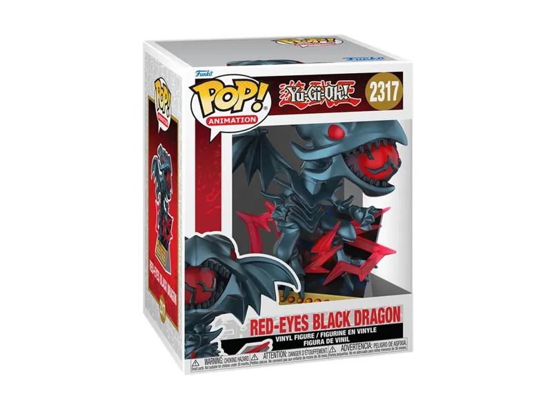 Funko pop premium yu - gi - oh! dragon negro de ojos rojos