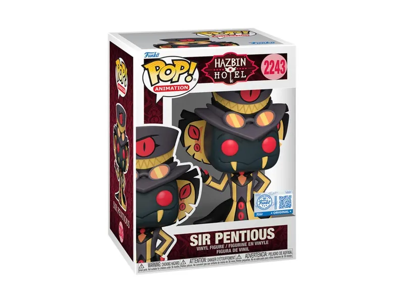 Funko pop animation hazbin hotel sir pentious w - chase