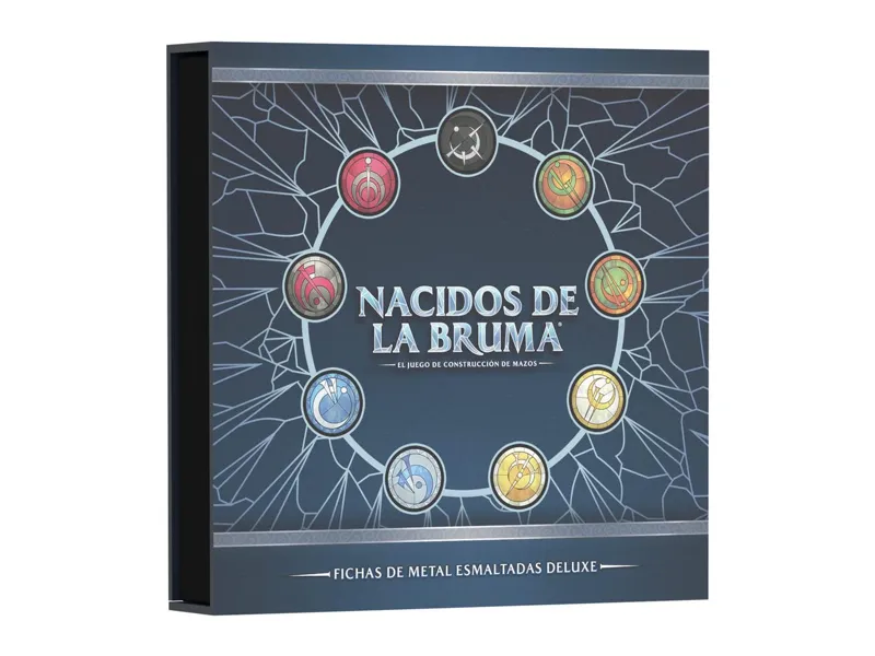 Nacidos de la bruma fichas de metal