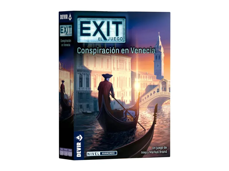 Juego de mesa exit: conspiración en venecia