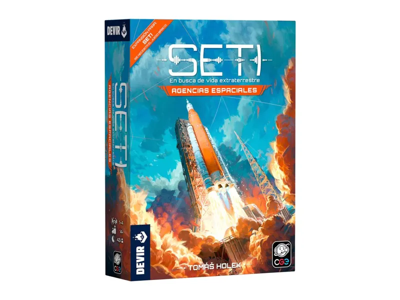 Expansión juego de mesa seti: agencias espaciales