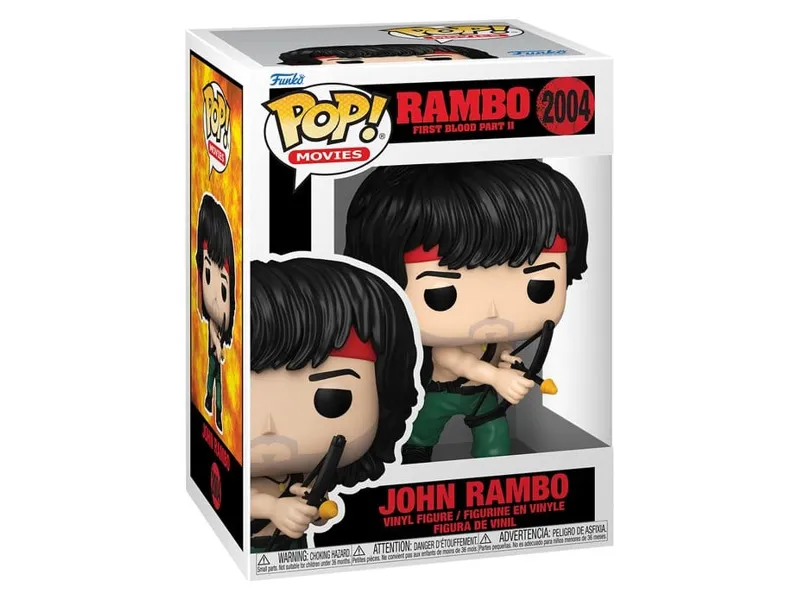 Funko pop movie rambo john rambo con arco con flecha explosiva