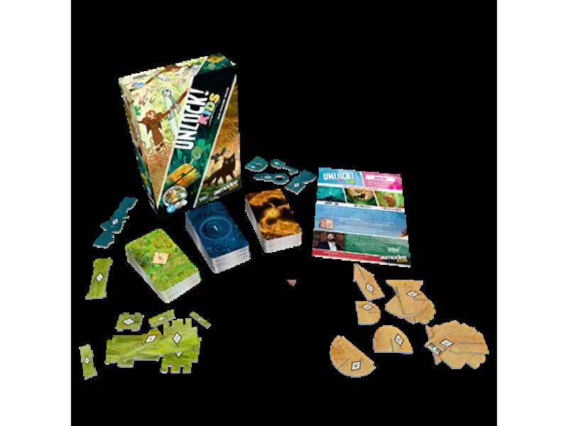 Juego de mesa unlock! kids cartoon saloon